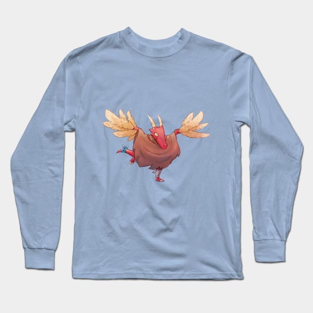 Little Kobold Long Sleeve T-Shirt by krim_spyke